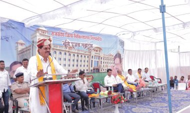 निम्बाहेड़ा में किया जिला चिकित्सालय के नवीन भवन निर्माण कार्य का भूमि पूजन