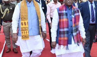 माननीय राज्यपाल श्री हरिभाऊ किशनराव बागड़े पहुंचे सहेलियों की बाड़ी  मुख्यमंत्री श्री भजनलाल शर्मा भी है एट होम कार्यक्रम में मौजूद