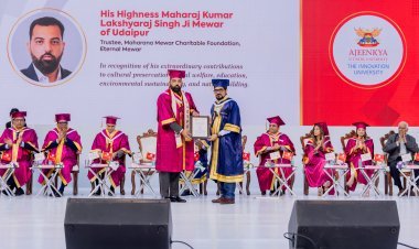 डॉ. लक्ष्यराज सिंह मेवाड़ को डॉक्टर ऑफ लिटरेचर (डी.लिट.) की मानद उपाधि से सम्मानित