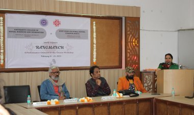 11 फरवरी 2025 को  पश्चिम क्षेत्र सांस्कृतिक केंद्र, उदयपुर और विश्वविद्यालय सामाजिक विज्ञान एवं मानविकी महाविद्यालय, उदयपुर के संयुक्त तत्वावधान में 15 दिवसीय थिएटर कार्यशाला ‘रंगमंच’ का उद्घाटन हुआ।