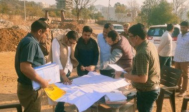 जिला कलक्टर ने किया विकास कार्यों का निरीक्षण