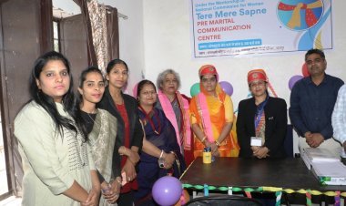 जिला प्रमुख ने “तेरे-मेरे सपने” विवाह पूर्व संवाद केन्द्र का किया शुभारंभ