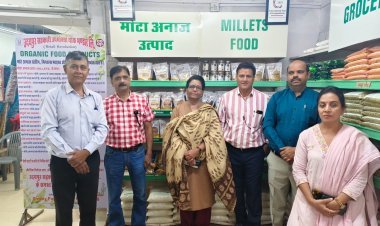 अंतर्राष्ट्रीय सहकारिता वर्ष-2025 मोटा अनाज आउटलेट का शुभारंभ