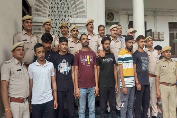 उदयपुर में डकैती गिरोह का पर्दाफाश: सात दिन में पुलिस की बड़ी कार्रवाई, 6 आरोपी गिरफ्तार