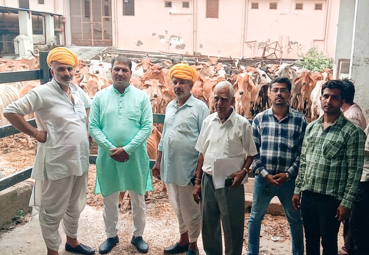 राजस्थान गौसेवा समिति ने राजसमंद की गौशालाओं का किया औचक निरीक्षण, टोल नाका प्रबंधक को सौंपा गौवंश सुरक्षा ज्ञापन