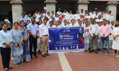 उदयपुर में सिकल सेल जागरूकता रैली का आयोजन | RNT मेडिकल कॉलेज और महाराणा भूपाल चिकित्सालय की पहल