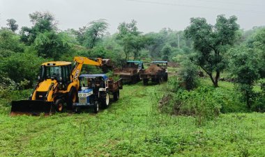 उदयपुर में प्रशासनिक और विकास कार्यों की रफ्तार तेज — श्मशान भूमि अतिक्रमण हटाया गया, शिविर निरीक्षण और मोबाइल टावर भूमि पर विधायक की पहल