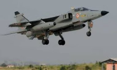 चुरू में वायुसेना का जगुआर फाइटर जेट क्रैश: दो लोगों की दर्दनाक मौत