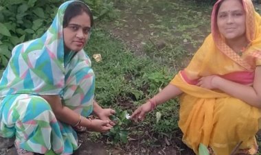 "माँ के नाम एक पौधा" अभियान में सिकलीगर समाज की महिलाओं ने दिखाई सेवा और संस्कार की नई राह