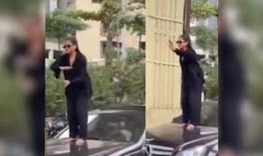 चलती मर्सिडीज पर लड़की का खतरनाक डांस: मुंबई में वायरल वीडियो पर पुलिस ने लिया एक्शन