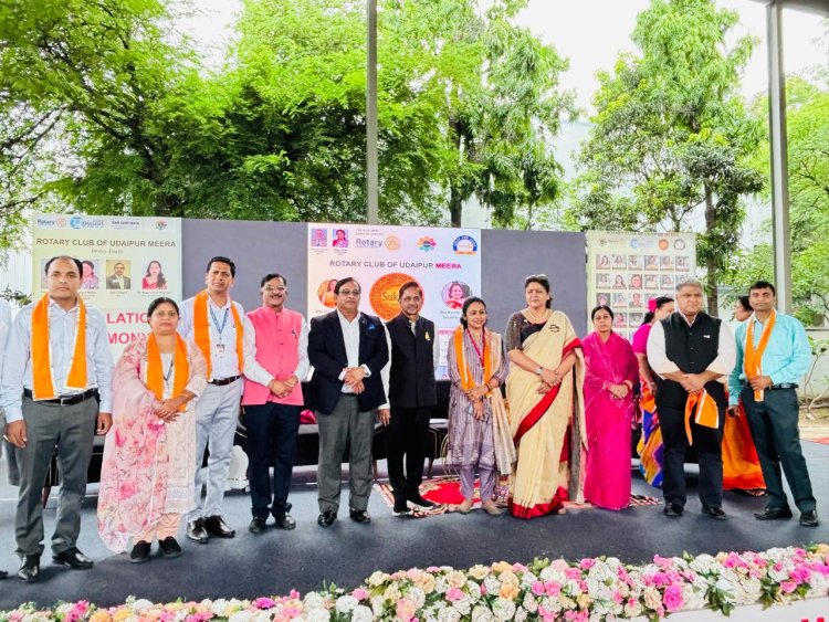 रोटरी क्लब मीरा उदयपुर और आयुर्वेद महाविद्यालय के संयोजन में सकून हेल्थ मेला आयोजित, 3 दिनों में 980 से अधिक रोगी हुए लाभान्वित