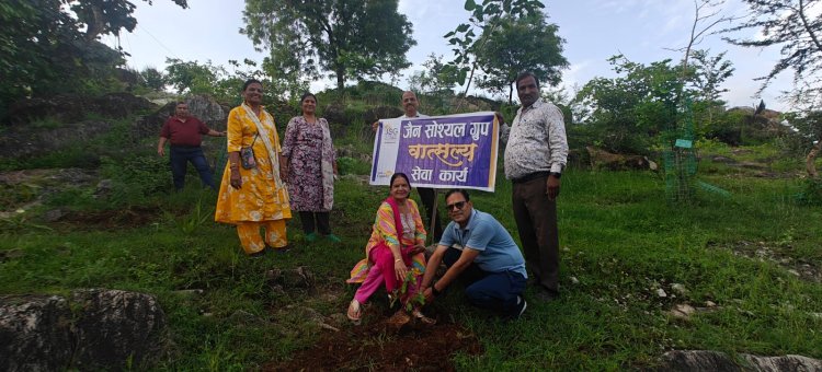 जेएसजी वात्सल्य ने किया पौधरोपण, पर्यावरण संरक्षण का लिया संकल्प