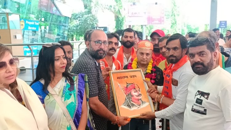 उदयपुर में शिवसेना नेता कैप्टन अभिजीत अडसुल का भव्य स्वागत, संगठन की एकजुटता का प्रदर्शन