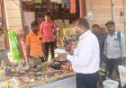 दीपावली पर्व पर गुड़ामालानी में पटाखा विक्रेताओं की दुकानों का सुरक्षा निरीक्षण