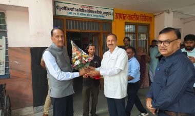 सेवाभाव से किया गया कार्य ही असली कमाई है – जस्टिस रामचन्द्र सिंह झाला ने किया अम्बामाता अस्पताल का निरीक्षण