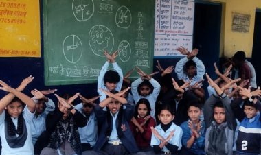 स्कूल हेल्थ एंड वैलनेस प्रोग्राम के तहत विद्यार्थियों ने लिया नशा मुक्ति का संकल्प | उदयपुर में पदार्थ दुरुपयोग रोकथाम पर सत्र