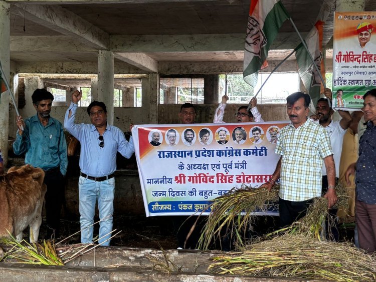 गोविंद सिंह डोटासरा के जन्मदिन पर सेवा और उत्सव का आयोजन, कांग्रेसजनों में उत्साह