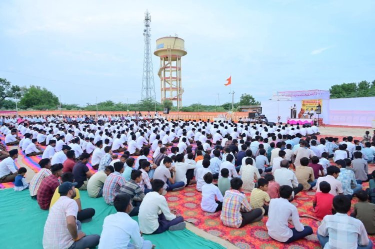 गुड़ामालानी में विजयादशमी उत्सव और संघ का पथ संचलन, शताब्दी वर्ष पर भव्य आयोजन