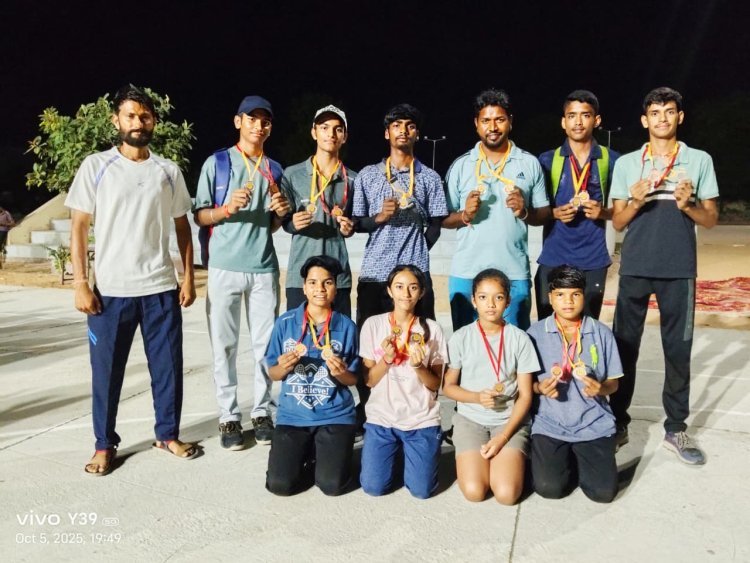 राज्य सॉफ्ट टेनिस प्रतियोगिता में उदयपुर ने जीते 4 रजत और 2 कांस्य पदक | Rajasthan Soft Tennis 2025