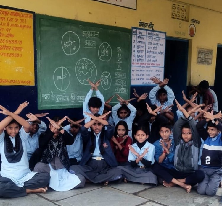 स्कूल हेल्थ एंड वैलनेस प्रोग्राम के तहत विद्यार्थियों ने लिया नशा मुक्ति का संकल्प | उदयपुर में पदार्थ दुरुपयोग रोकथाम पर सत्र