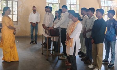 राजकीय महाविद्यालय बड़गांव में ‘वंदे मातरम् @150’ कार्यक्रम आयोजित | देशभक्ति के स्वर से गूंज उठा परिसर