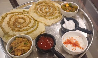 पालक धनिया सूजी डोसा रेसिपी – श्वेता ईनाणी की हेल्दी और टेस्टी ब्रेकफास्ट डिश | Udaipur Food Blogger Recipe