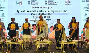 उदयपुर में एग्रीकल्चर एंड लाइवस्टॉक एंटरप्रेन्योरशिप पर राष्ट्रीय सम्मेलन का शुभारंभ | महिलाओं को आत्मनिर्भर बनाना ही विकसित भारत का मार्ग: डॉ. किरोड़ी लाल मीणा