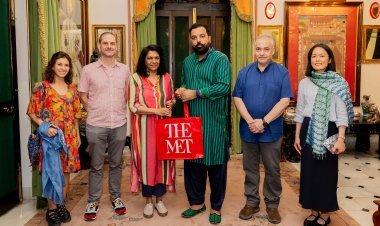 न्यूयॉर्क के मेट्रोपॉलिटन म्यूज़ियम ऑफ़ आर्ट के प्रतिनिधिमंडल ने डॉ. लक्ष्यराज सिंह मेवाड़ से की भेंट