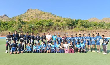 लैक्रोज प्रशिक्षण शिविर उदयपुर में चरम पर | अंतर्राष्ट्रीय प्रतियोगिताओं के लिए खिलाड़ियों की अंतिम तैयारी