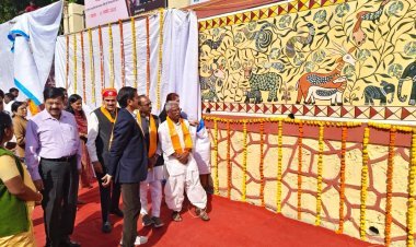 आदि धरोहर चित्र वॉल का लोकार्पण | जनजातीय गौरव वर्ष पखवाड़ा कार्यक्रम उदयपुर