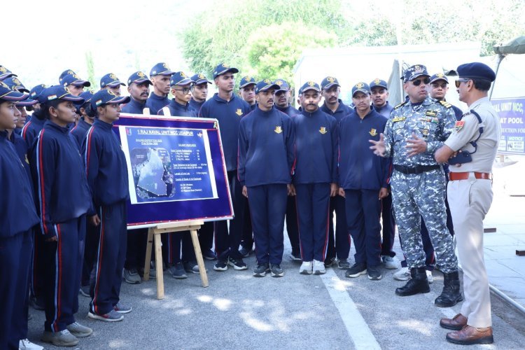 उदयपुर फतहसागर झील पर सैलिंग एक्सपेडिशन कैम्प का शुभारंभ | 110 एनसीसी कैडेट्स करेंगे 415 किमी नौकायान