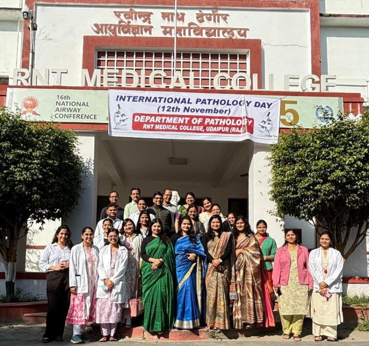 International Pathology Day 2025 celebrated at RNT Medical College Udaipur with competitions and awareness events