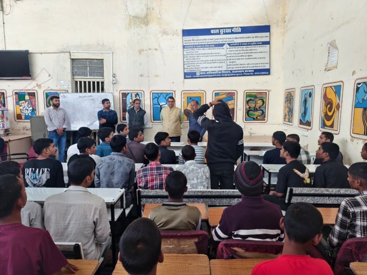 बाल दिवस सप्ताह: उदयपुर में मैत्री क्रिकेट मैच व विधिक जागरूकता शिविर आयोजित