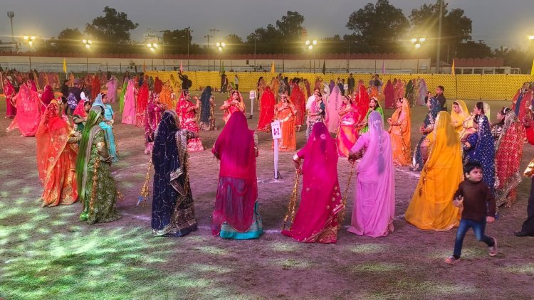 उदयपुर घूमर महोत्सव 2025: गांधी ग्राउंड में 475 से अधिक प्रतिभागियों ने किया सांस्कृतिक प्रदर्शन