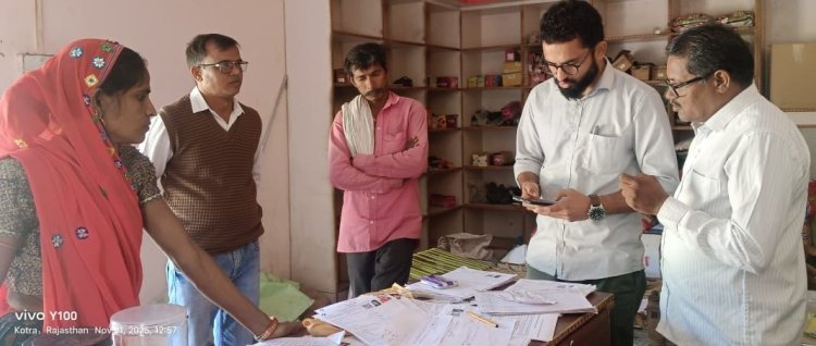 उदयपुर में मतदाता सूची पुनरीक्षण तेज | डिजिटलीकरण और फील्ड वेरिफिकेशन पर जोर