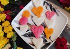Heart Shape Khopra Pak Recipe | Colorful Coconut Sweet | No-Cook Indian Dessert