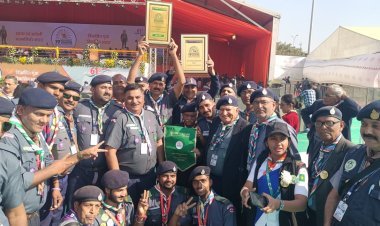 19वीं नेशनल जंबूरी लखनऊ में राजस्थान का श्रेष्ठ प्रदर्शन