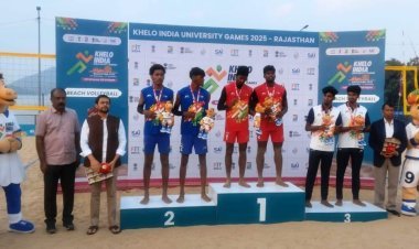 खेलो इंडिया यूनिवर्सिटी गेम्स: बीच वॉलीबॉल फाइनल में वेल्स व एसआरएम का दबदबा