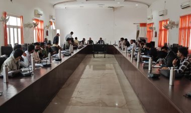 उदयपुर में मुख्य अभियंता की समीक्षा बैठक, जल जीवन मिशन की प्रगति तेज करने के निर्देश