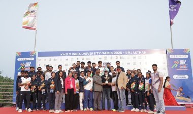 उदयपुर में खेलो इंडिया यूनिवर्सिटी गेम्स का समापन, चंडीगढ़ यूनिवर्सिटी अव्वल