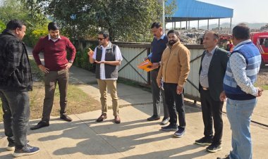 उदयपुर डंपिंग यार्ड निरीक्षण: कलक्टर व आयुक्त देंगे हाई-टेक सुविधाएँ