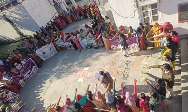 नई चेतना 4.0 अभियान का जिला स्तरीय कार्यक्रम संपन्न | 200 पोषण सखियों ने रैली में लिया हिस्सा