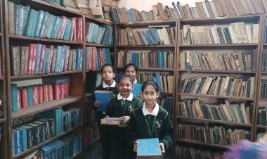 सूचना केंद्र भ्रमण से उत्साहित हुए द जूनियर स्टडी स्कूल के विद्यार्थी | उदयपुर शिक्षा समाचार