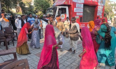 राज्य सरकार के 2 वर्ष पूर्ण: उदयपुर में विकास रथ यात्राओं का उत्साहपूर्ण स्वागत, गांव-गांव पहुंचा विकास का संदेश