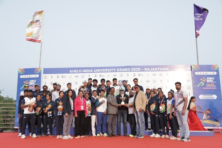 उदयपुर में खेलो इंडिया यूनिवर्सिटी गेम्स का समापन, चंडीगढ़ यूनिवर्सिटी अव्वल