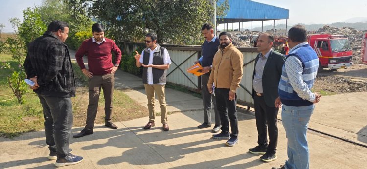 उदयपुर डंपिंग यार्ड निरीक्षण: कलक्टर व आयुक्त देंगे हाई-टेक सुविधाएँ