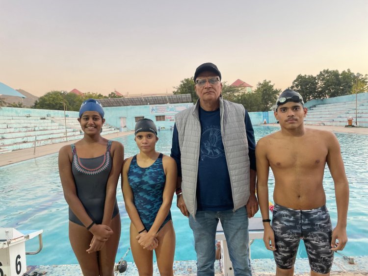 राजस्थान का राष्ट्रीय प्रतिनिधित्व करेंगे महाराणा प्रताप खेलगांव के तैराक