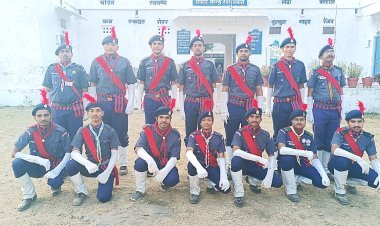 उदयपुर के रोवर्स प्रथम राष्ट्रीय रोवर-रेंजर जंबूरी में भाग लेने छत्तीसगढ़ रवाना