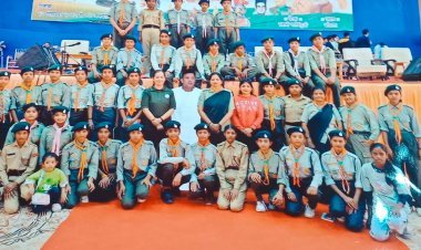 राष्ट्र कथा शिविर से लौटा स्काउट एंड गाइड का संभाग स्तरीय दल, 89 सदस्य रहे शामिल