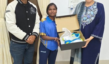 धार की भगवती गमेती का पश्चिम क्षेत्र अंतर विश्वविद्यालय महिला क्रिकेट में चयन